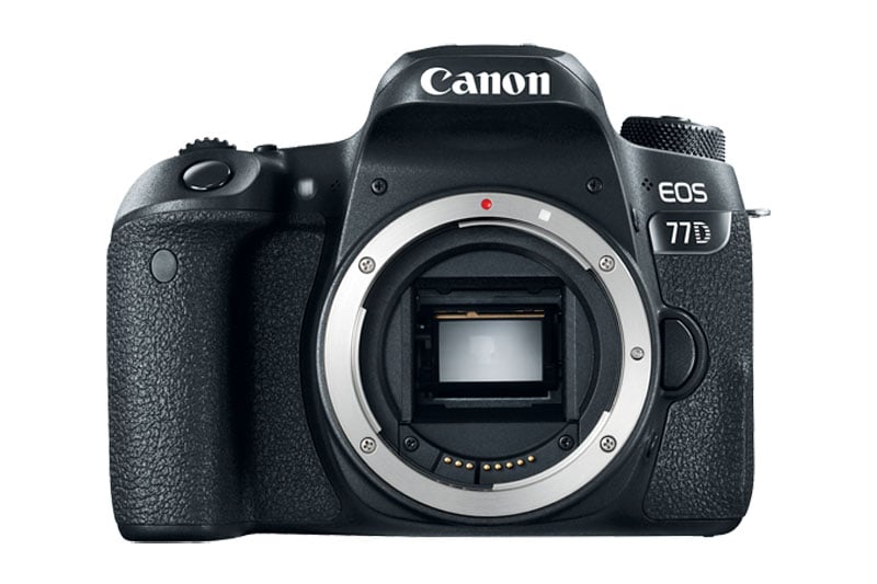 Canon EOS 77D DSLR without lens