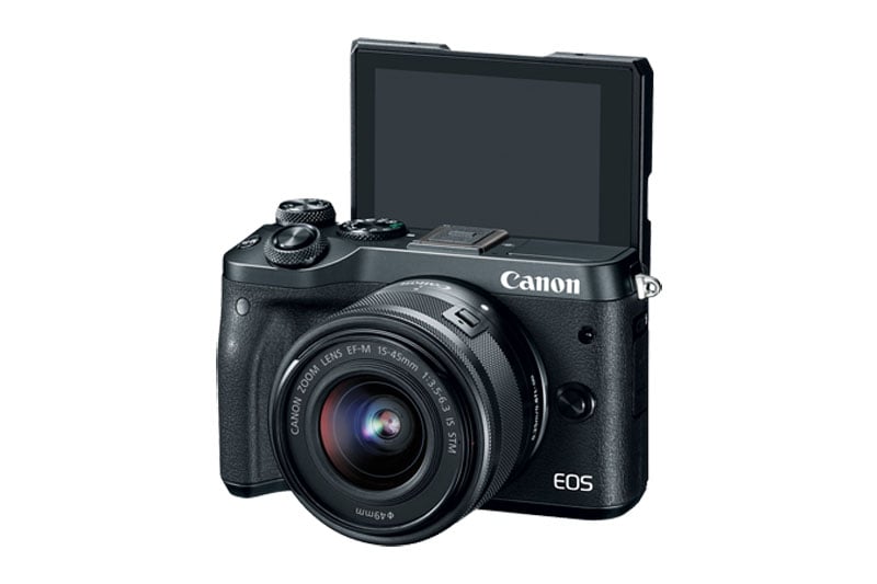 Canon EOS M6 Mirrorless LCD rotated