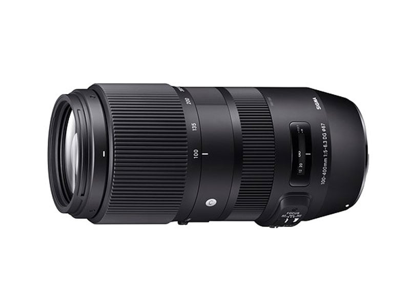 sigma-100-400-new Sigma 100-400 ultra-telephoto lens form the side
