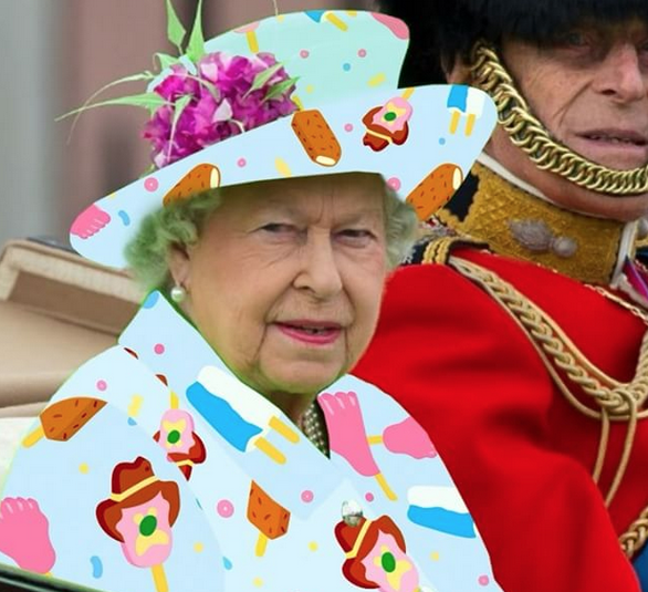 queen green screen outfit