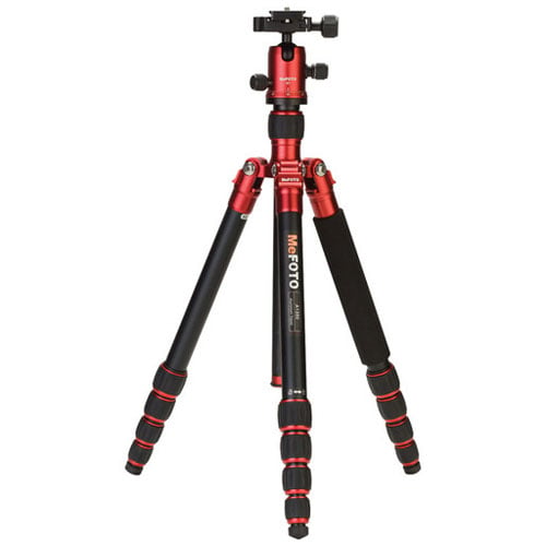 Red Compact Travel Tripod