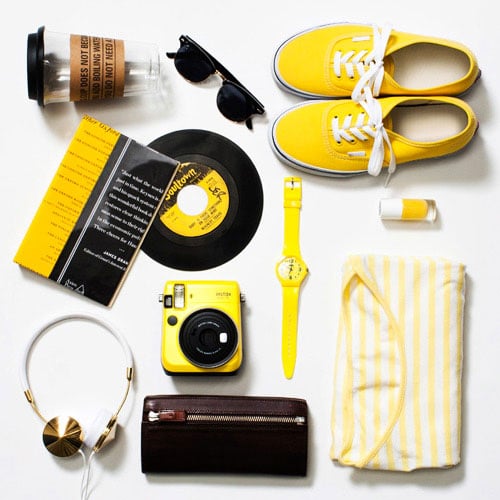 Yellow Fujifilm Instant Camera