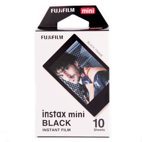 black and white instax film