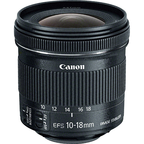 CANON EF-S 10-18MM F/4.5-5.6 IS STM LENS