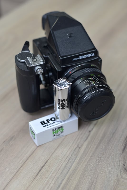 Ilford HP5 Plus 120 roll film