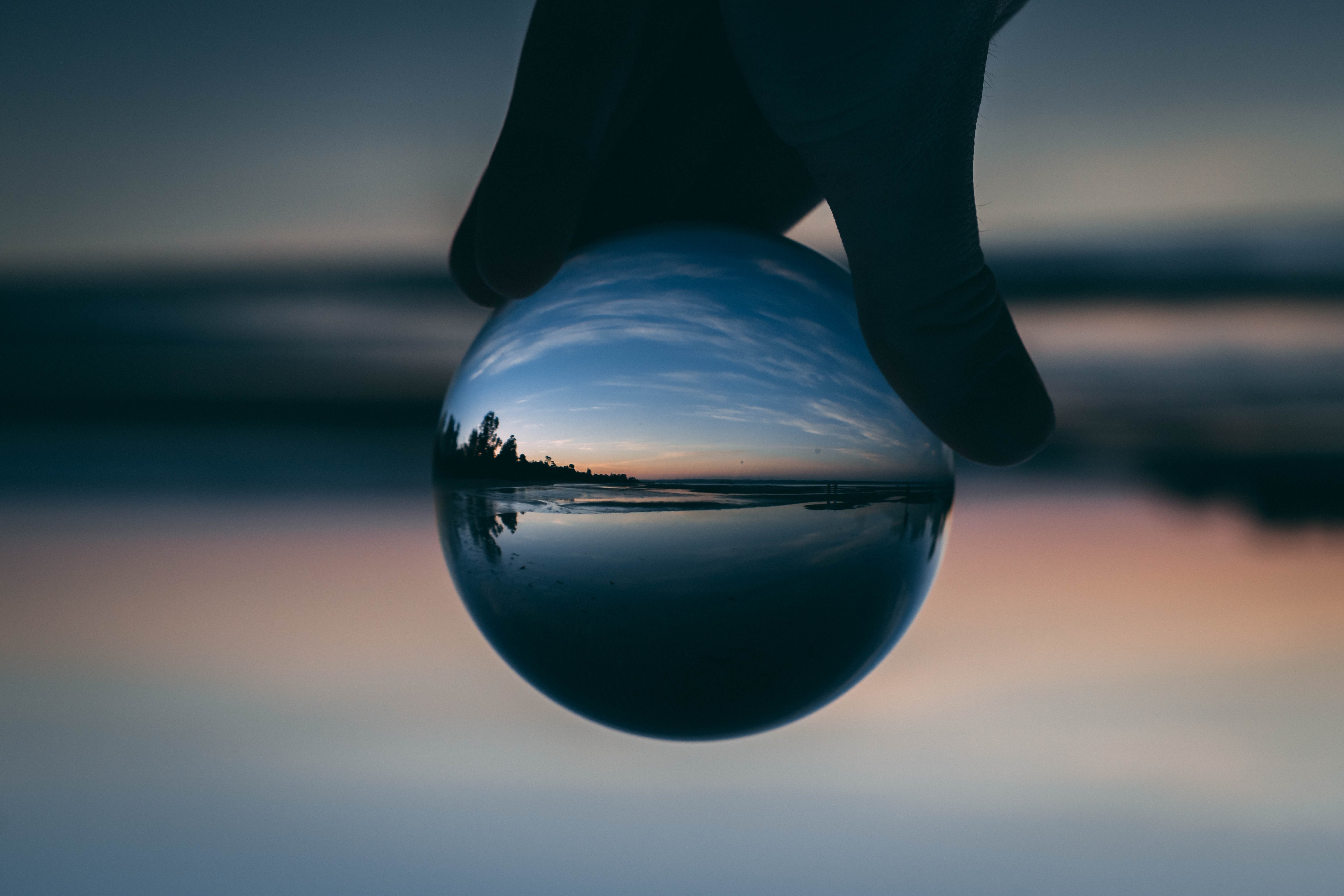glass lens ball