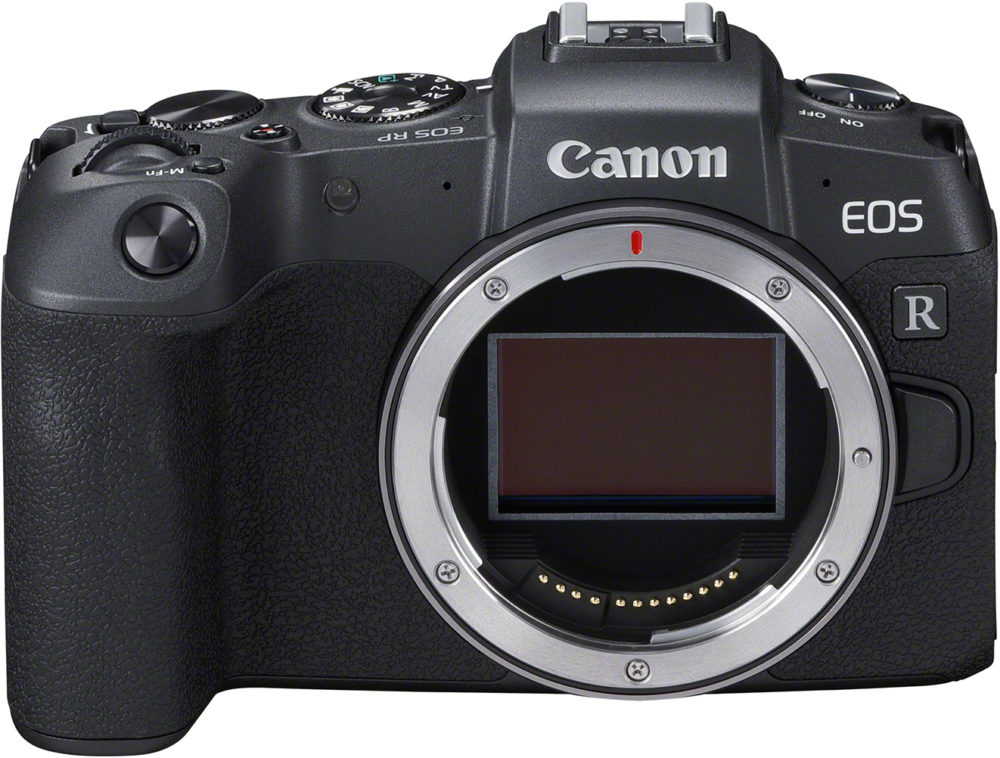 EOS RP FrontSlantDown Body Canon EOS RP Full-Frame Mirrorless Camera