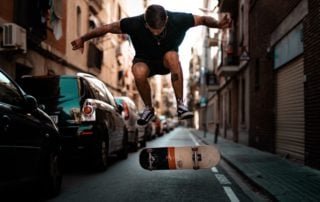 Skateboarding by John Fornander