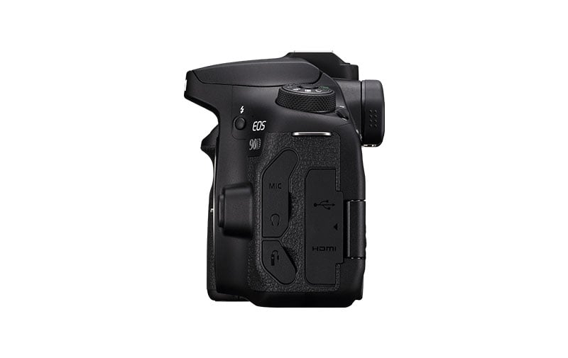Canon EOS 90D - Side View