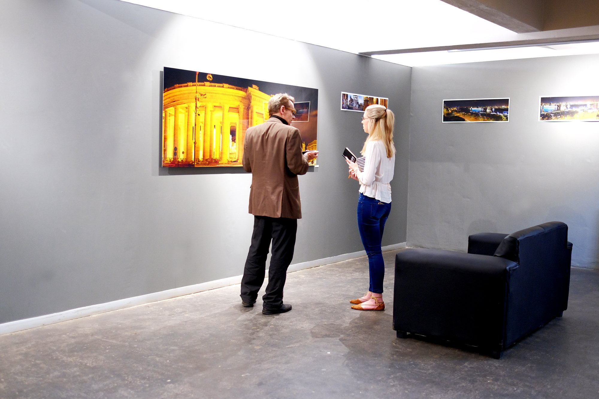Leon-Krige-interview-with-Anna-Lourens-ODP-1 Anna Lourens interviews architect and photographer Leon Krige at the AGOG Gallery in Johannesburg, South Africa.