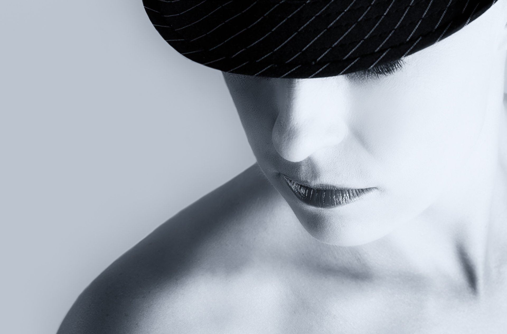 An in-studio portrait. Once again breaking the rules to have some areas in the model’s face blown out.