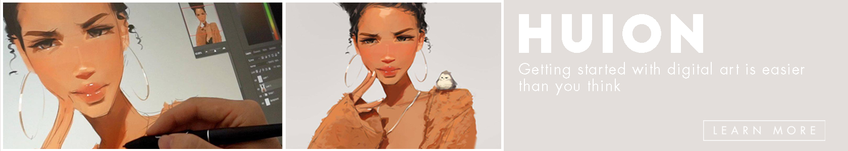 Digital art with Huion drawing tablets