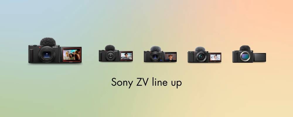 Sony ZV lineup comparison