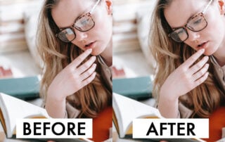 How to remove glare from glasses using AI and Photoshop