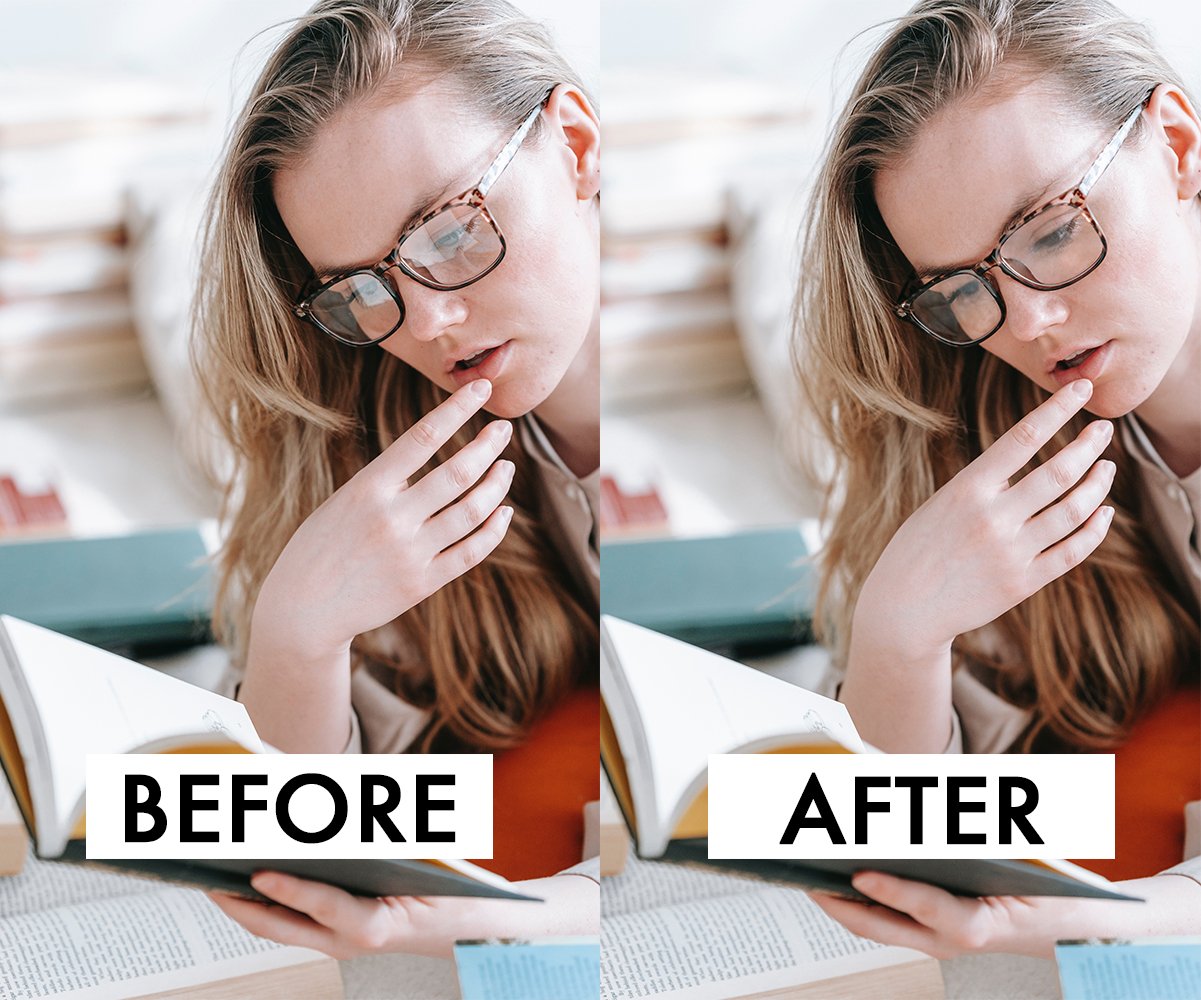 How to remove glare from glasses using AI and Photoshop