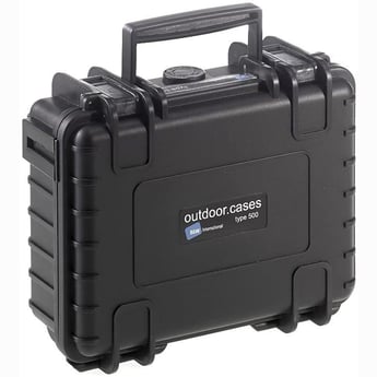 B&W Case Type 500 with Foam Insert (Black)