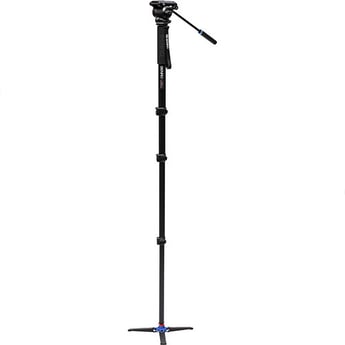Benro A48FD Aluminium Monopod with 3-Leg Base & S4Pro Fluid Video