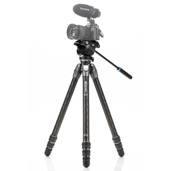 Benro Tortoise Carbon Fibre 3-Series Tripod System with S4Pro Video Head