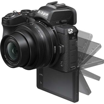 Nikon Z50 Mirrorless Digital Camera with 16-50mm + 50-250mm Lenses
