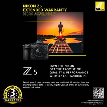 Nikon Z5 Mirrorless Digital Camera with 24-200mm Lens + FTZ II Adaptor