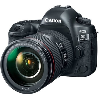 Canon EOS 5D Mark IV DSLR Camera Kit with 24-105mm f/4 L IS Mark II Lens