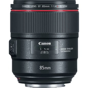 Canon EF 85mm f/1.4L IS USM Prime Lens