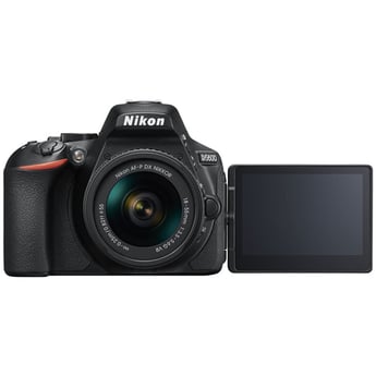 Nikon D5600 DSLR Bundle + 18-55mm AF-P VR & 70-300mm AF-P ED DX & 50mm f/1.8G AF-S Lenses