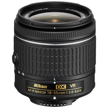 Nikon D5600 DSLR Bundle + 18-55mm AF-P VR & 70-300mm AF-P ED DX & 50mm f/1.8G AF-S Lenses