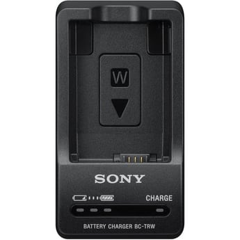 Sony BC-TRW W Series Battery Charger for NP-FW50 battery (Black)