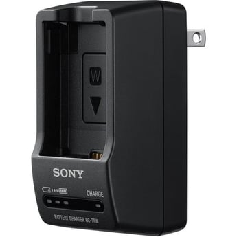 Sony BC-TRW W Series Battery Charger for NP-FW50 battery (Black)