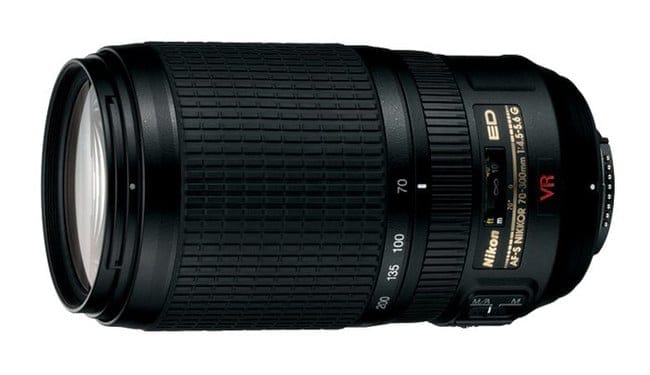 【KG】AF-PNIKKOR70-300mmf4.5-5.6E ED VR Nikon 70-300mm AF-S VR f/4.5-5.6G IF-ED Nikkor Lens