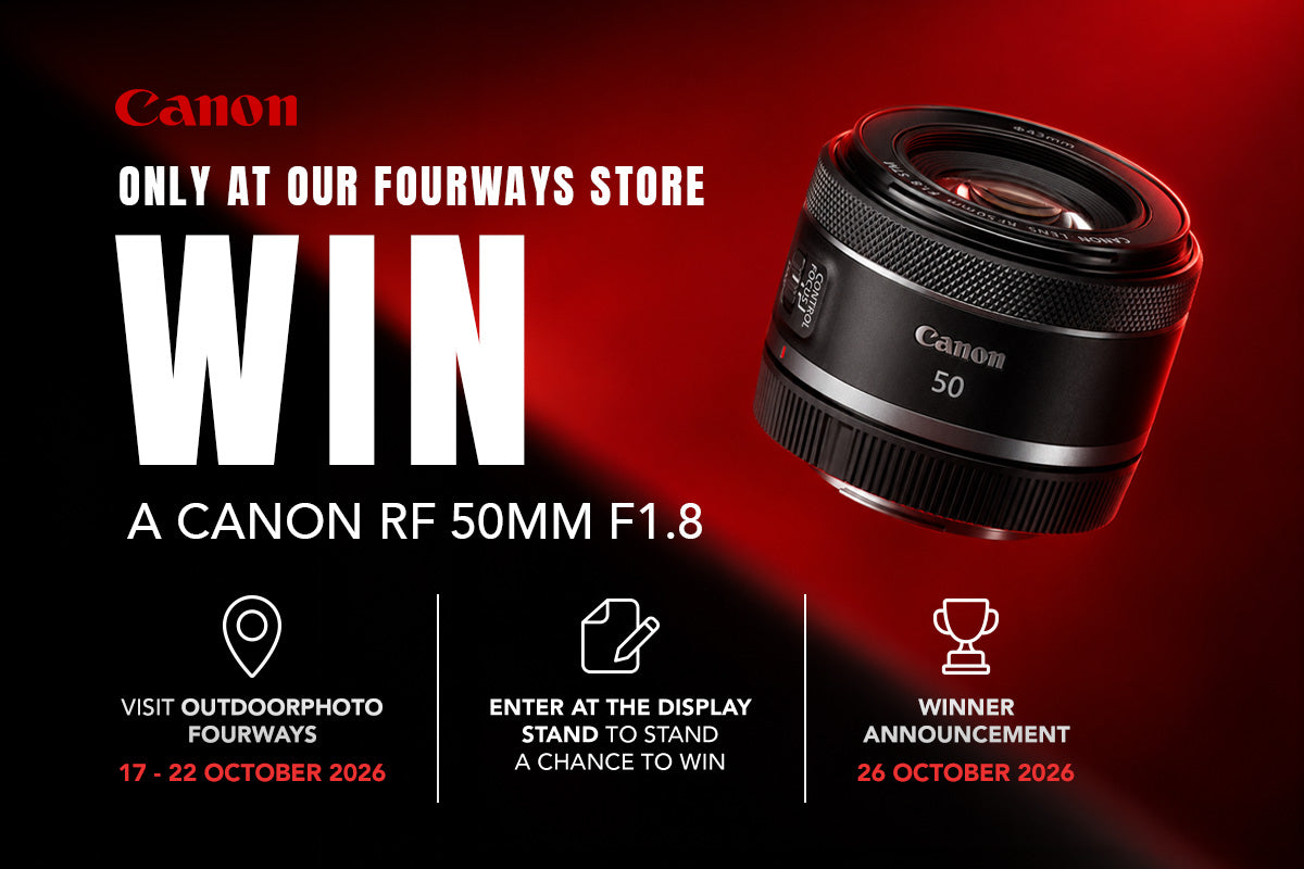 Win a Canon RF 50mm f/1.8 STM lens at Outdoorphoto Fourways