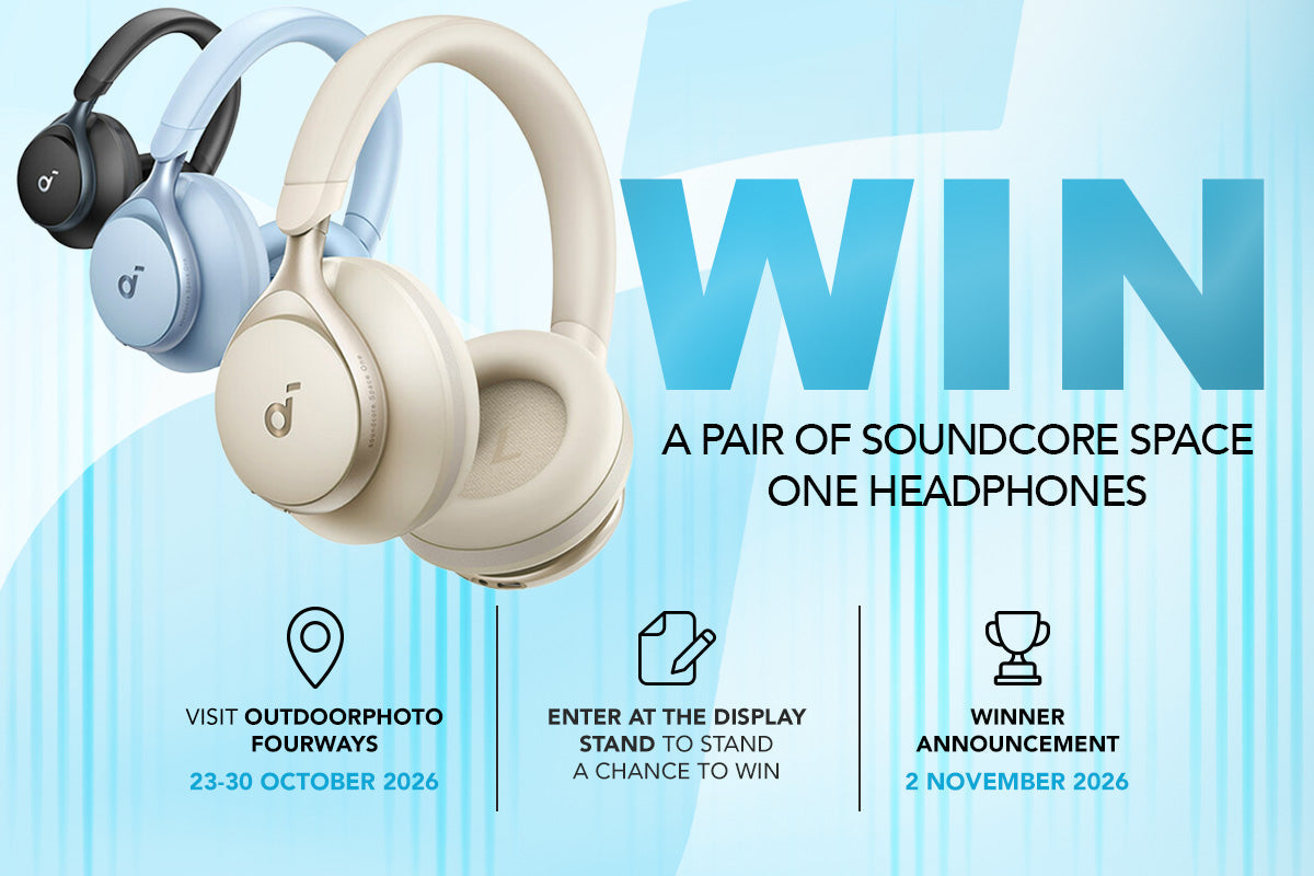 Win Soundcore Space One headphones at Outdoorphoto Fourways October 2026 giveaway