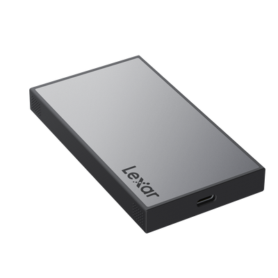 Lexar Professional Workflow Portable SSD for photographers and videographers.