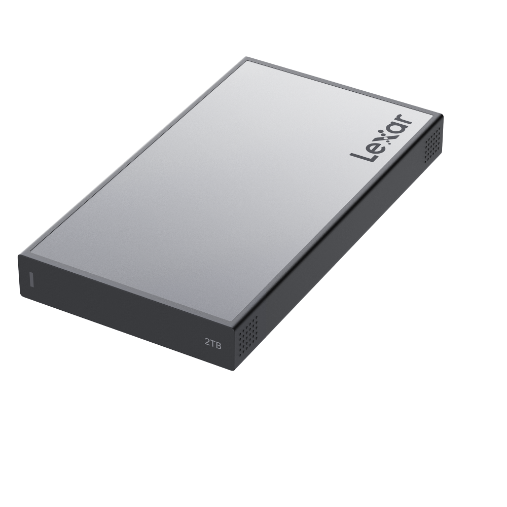 Lexar Professional Workflow Portable SSD for photographers and videographers.