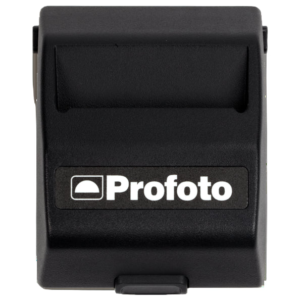 Profoto Li-Ion Battery MkII for B1 and B1X AirTTL Flash showing compact black design and Profoto logo.