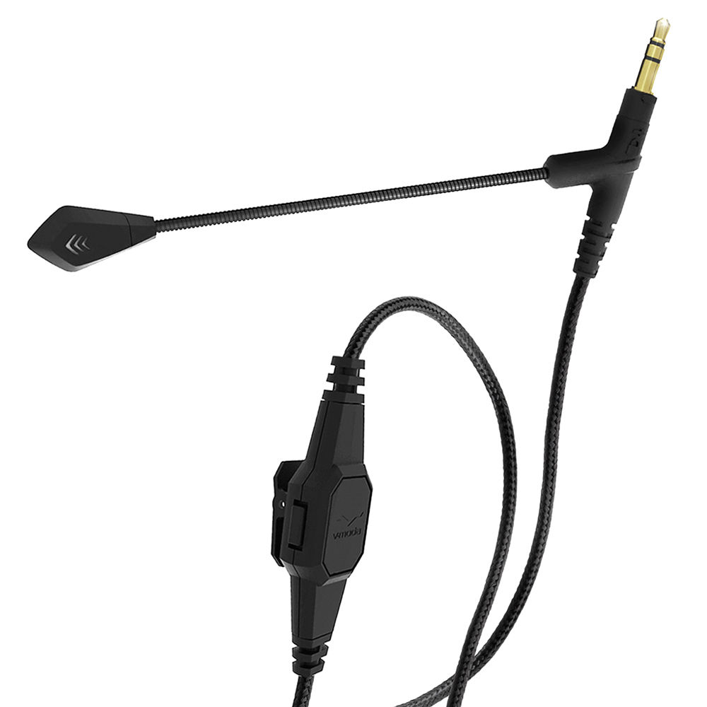 The detachable BoomPro Microphone can turn your ordinary headphones into a versatile headset to enhance voice clarity and reduces background noise.