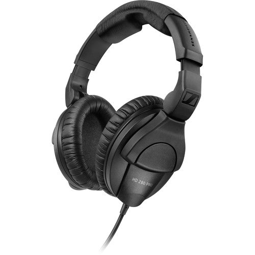 Sennheiser HD 280 Pro Headphones are soft and comfortable over-ear headphones for professional podcasters in need of quality studio headphones.