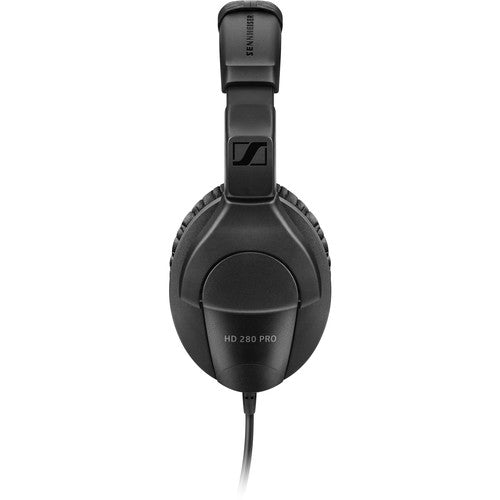 Sennheiser HD 280 Pro Headphones are soft and comfortable over-ear headphones for professional podcasters in need of quality studio headphones.