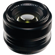Fujifilm XF 35mm f/1.4 R fast prime lens with 53mm equivalent focal length, bright f/1.4 aperture, aspherical elements, and compact design for Fujifilm X-mount cameras