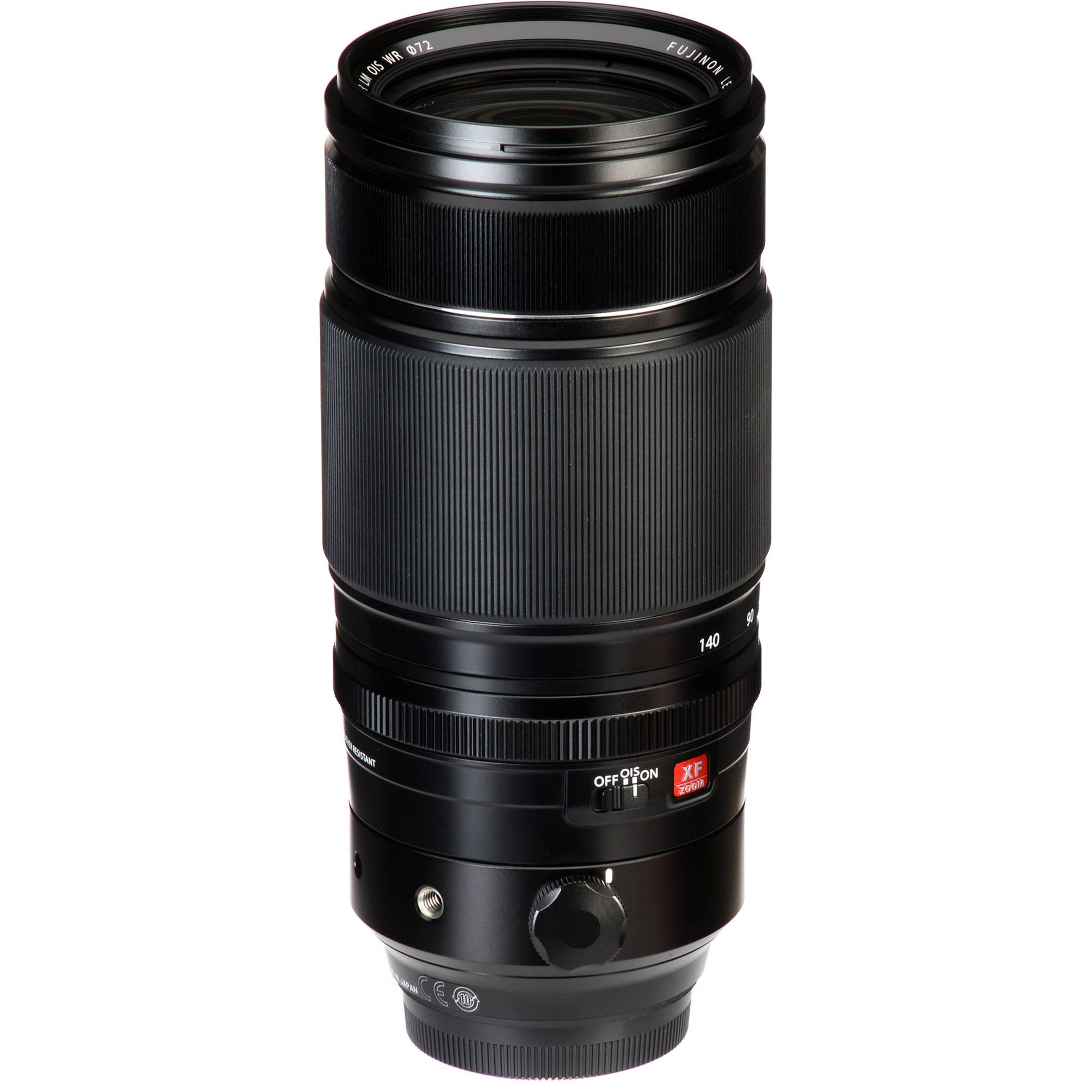 Camera lens on a white background