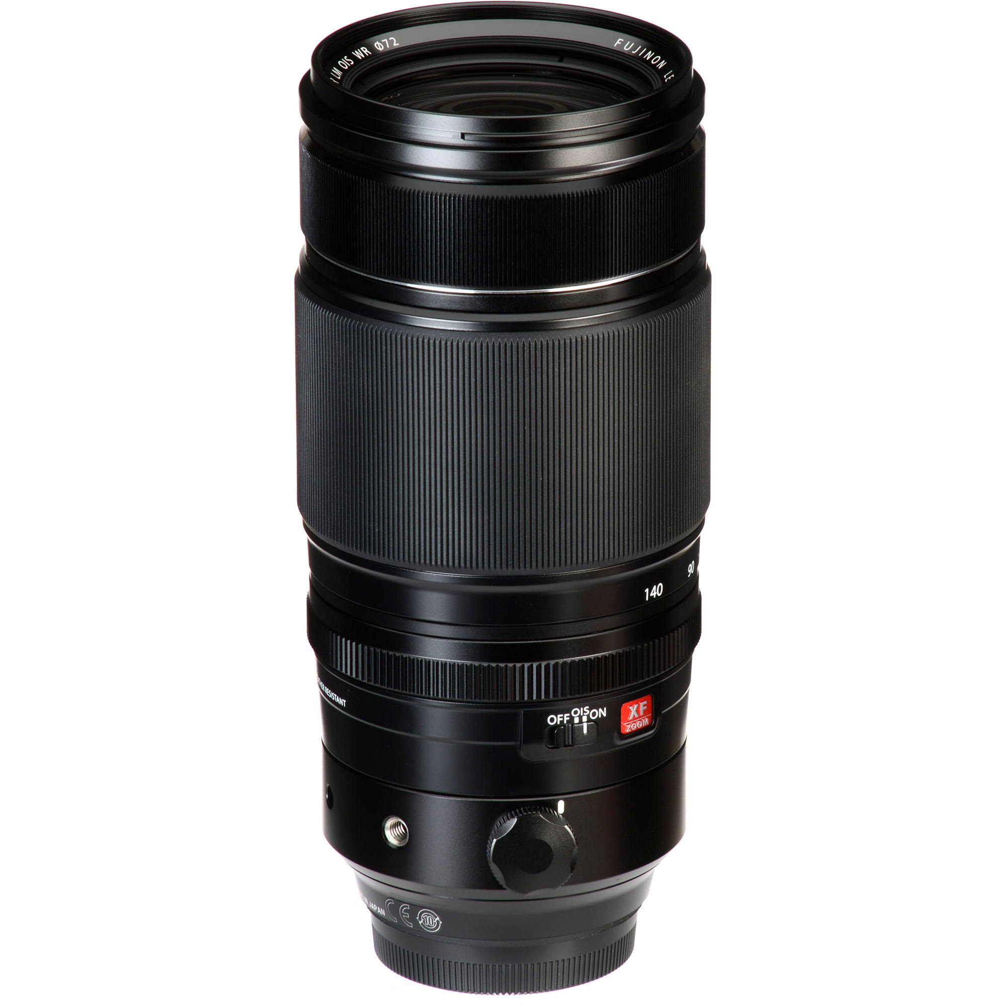 Camera lens on a white background