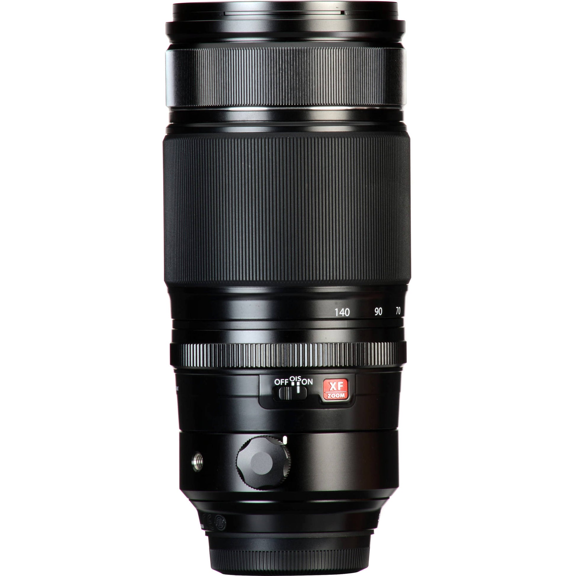 Camera lens on a white background
