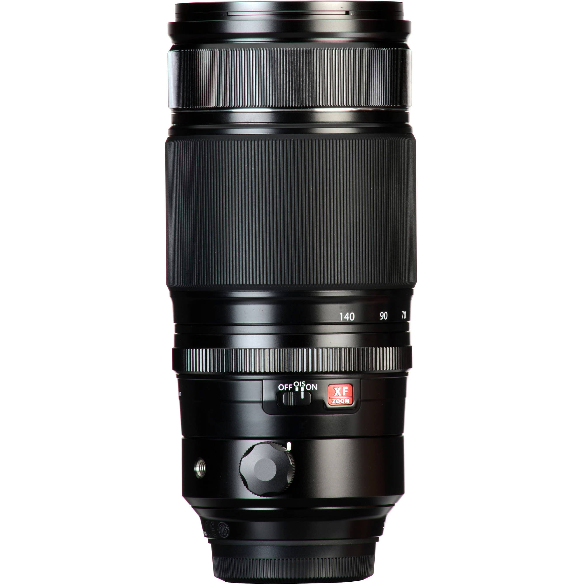 Camera lens on a white background