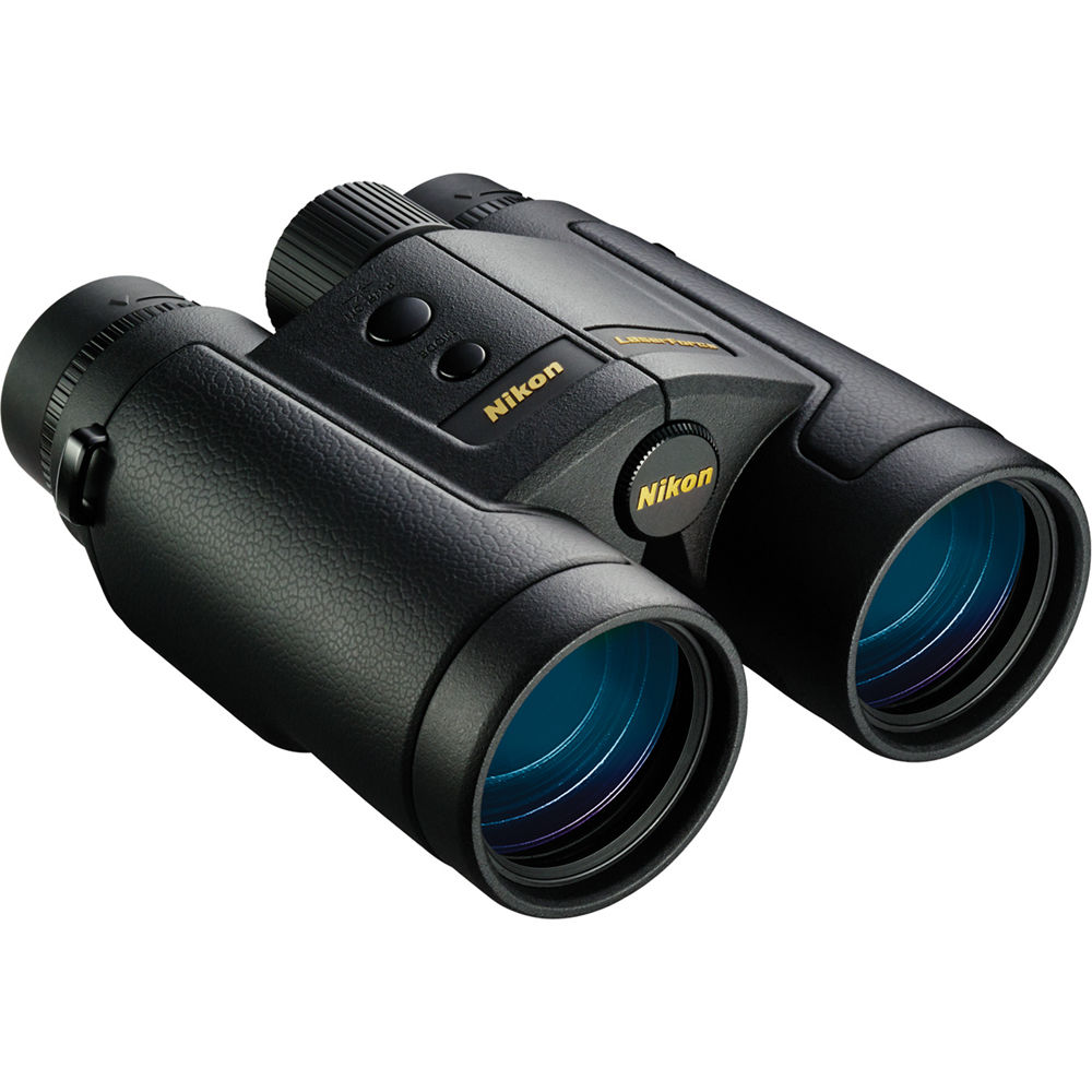 The Nikon LaserForce 10x42 Rangefinder Binoculars combines a powerful ranging tool with an all-weather optic, without being too large and bulky.