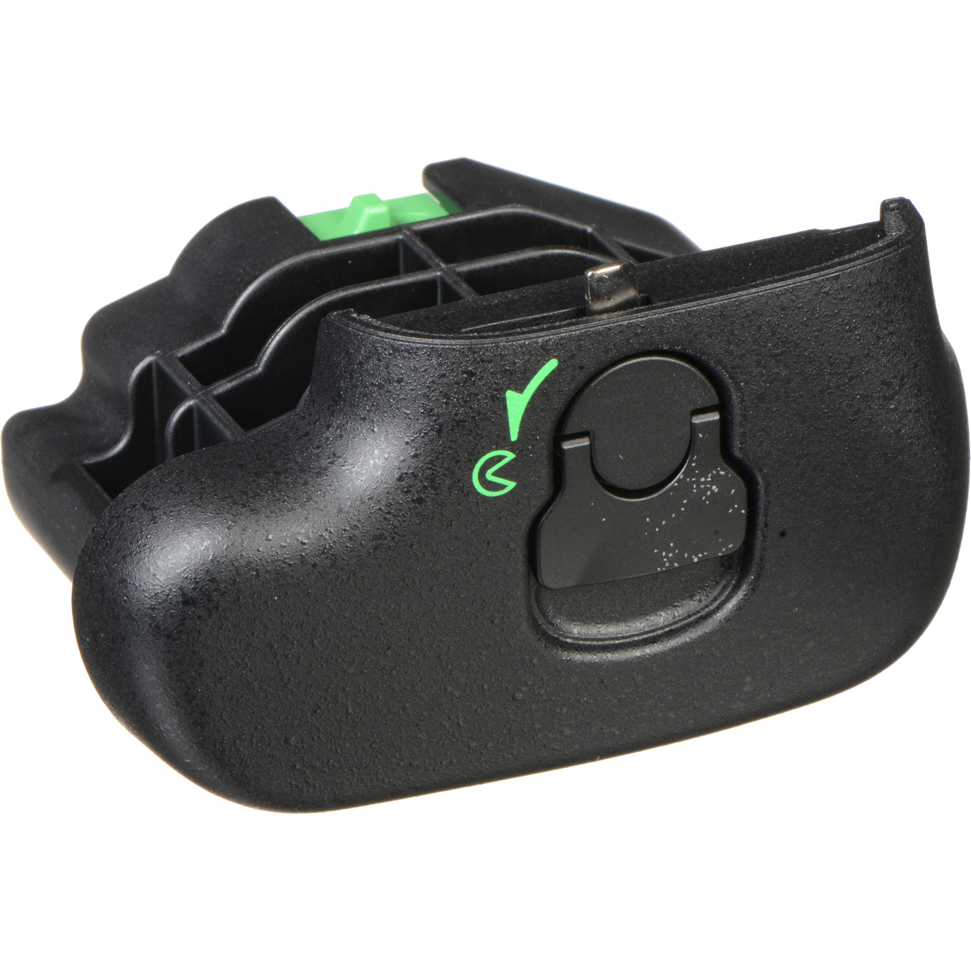 The BL-5 Battery Chamber Cover for an MB-D12 Battery is a battery chamber cover used with an EN-EL18 rechargeable lithium-ion battery.
