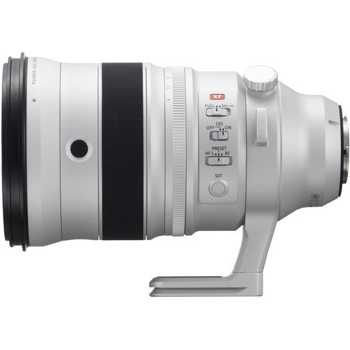 FUJIFILM XF 200mm f/2 R LM OIS WR telephoto lens with 1.4x TC F2 WR teleconverter for sports and wildlife photography.
