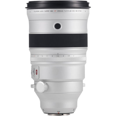 FUJIFILM XF 200mm f/2 R LM OIS WR telephoto lens with 1.4x TC F2 WR teleconverter for sports and wildlife photography.