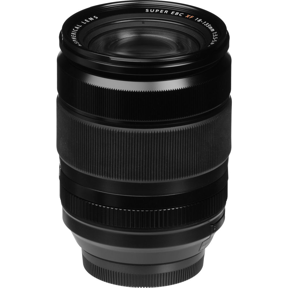 Camera lens with 'SUPER EBC XF' text on a white background