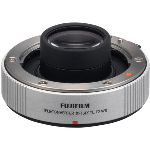 FUJIFILM XF 200mm f/2 R LM OIS WR telephoto lens with 1.4x TC F2 WR teleconverter for sports and wildlife photography.